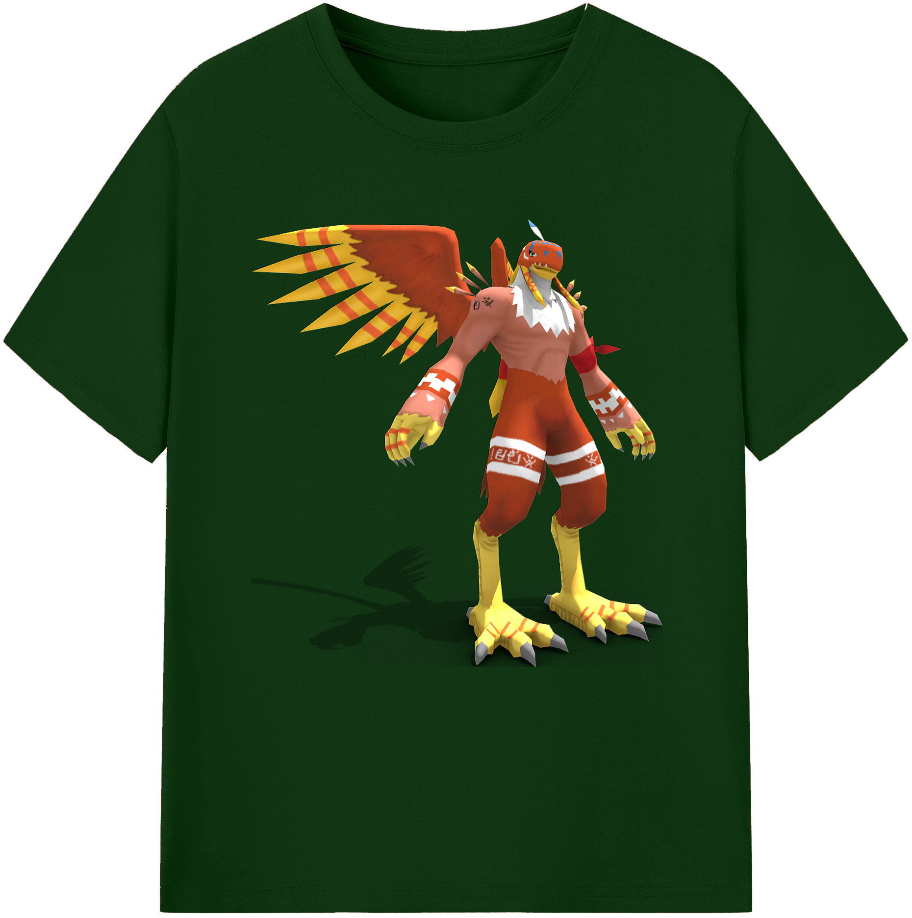 （画像用） Digimon デジタルモンスター/デジモン 綿100％半袖Tシャツ（フロントプリント）